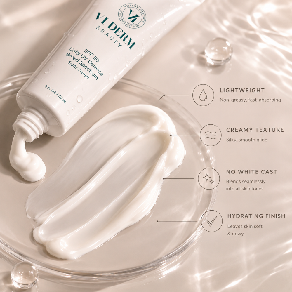 VI DERM Daily UV Defense Broad Spectrum Defense