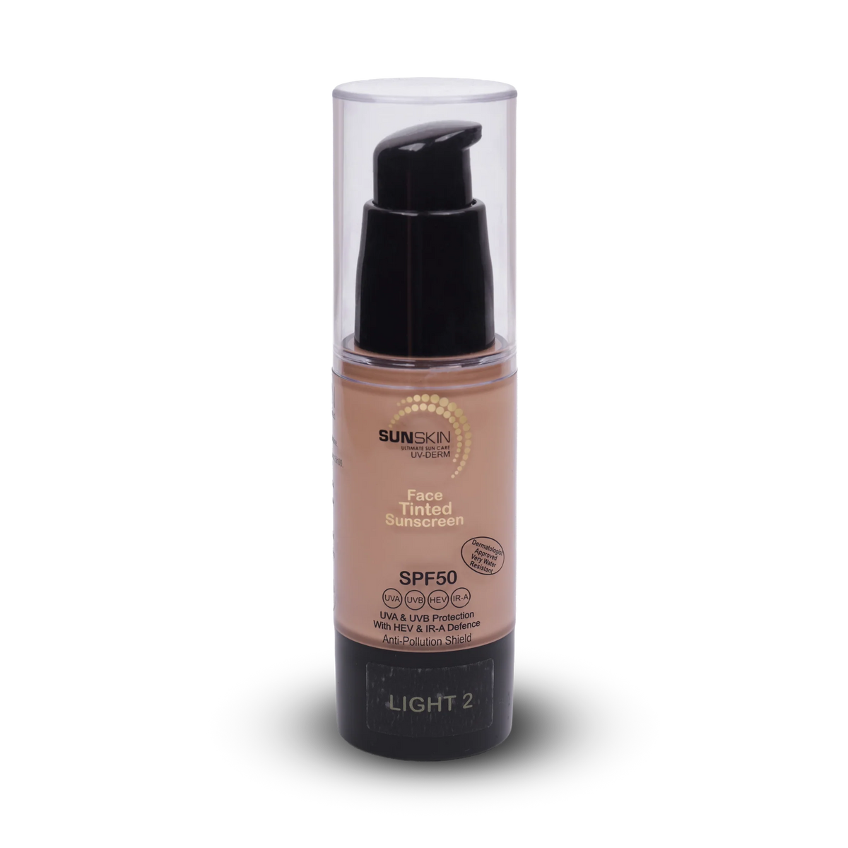 SUNSKIN Tinted Face Sunscreen SPF50 | Lightweight Cream Gel