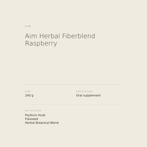 Aim Herbal Fiberblend Raspberry benefits