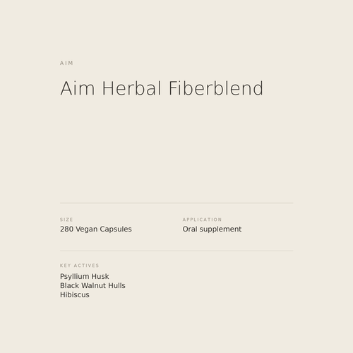 Aim Herbal Fiberblend benefits