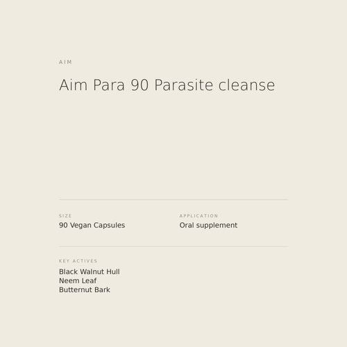 Aim Para 90 Parasite cleanse benefits