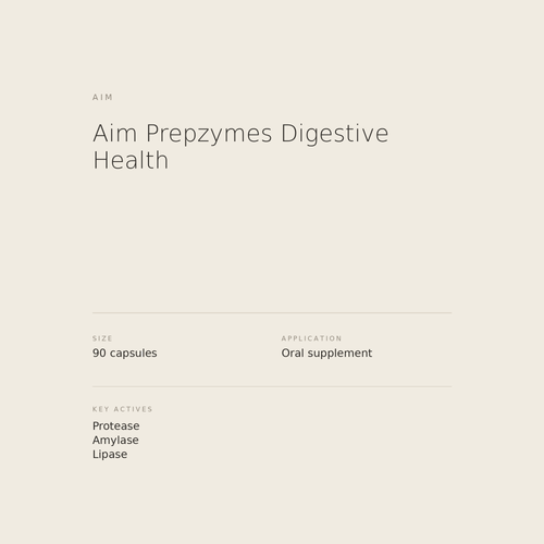 Aim Prepzymes Digestive Health benefits