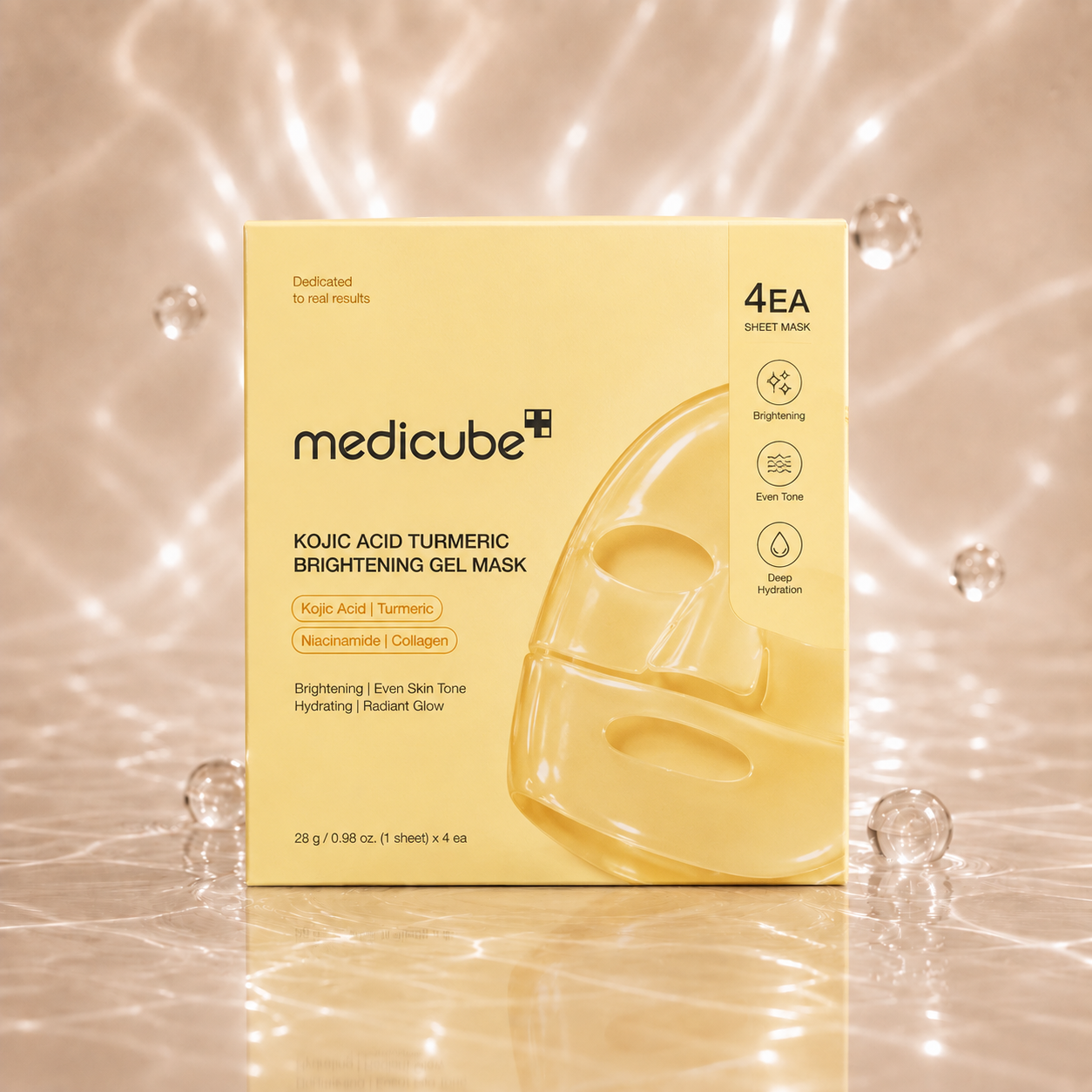 Medicube Kojic Acid Turmeric Brightening Gel Mask