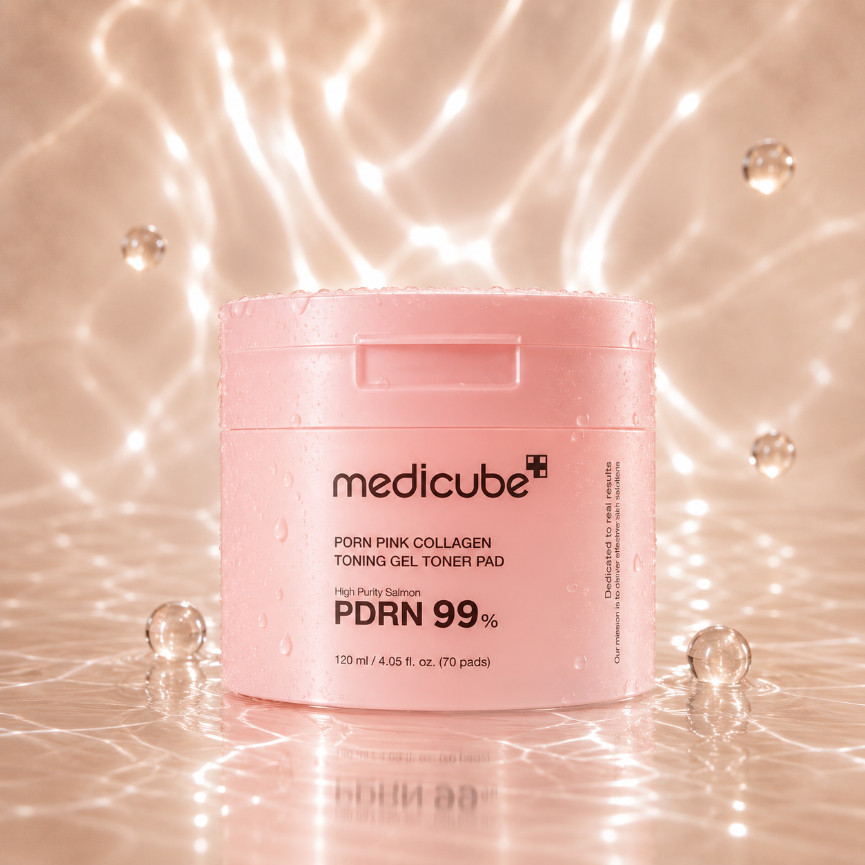 Medicube PDRN Pink Collagen Toning Gel Toner Pad