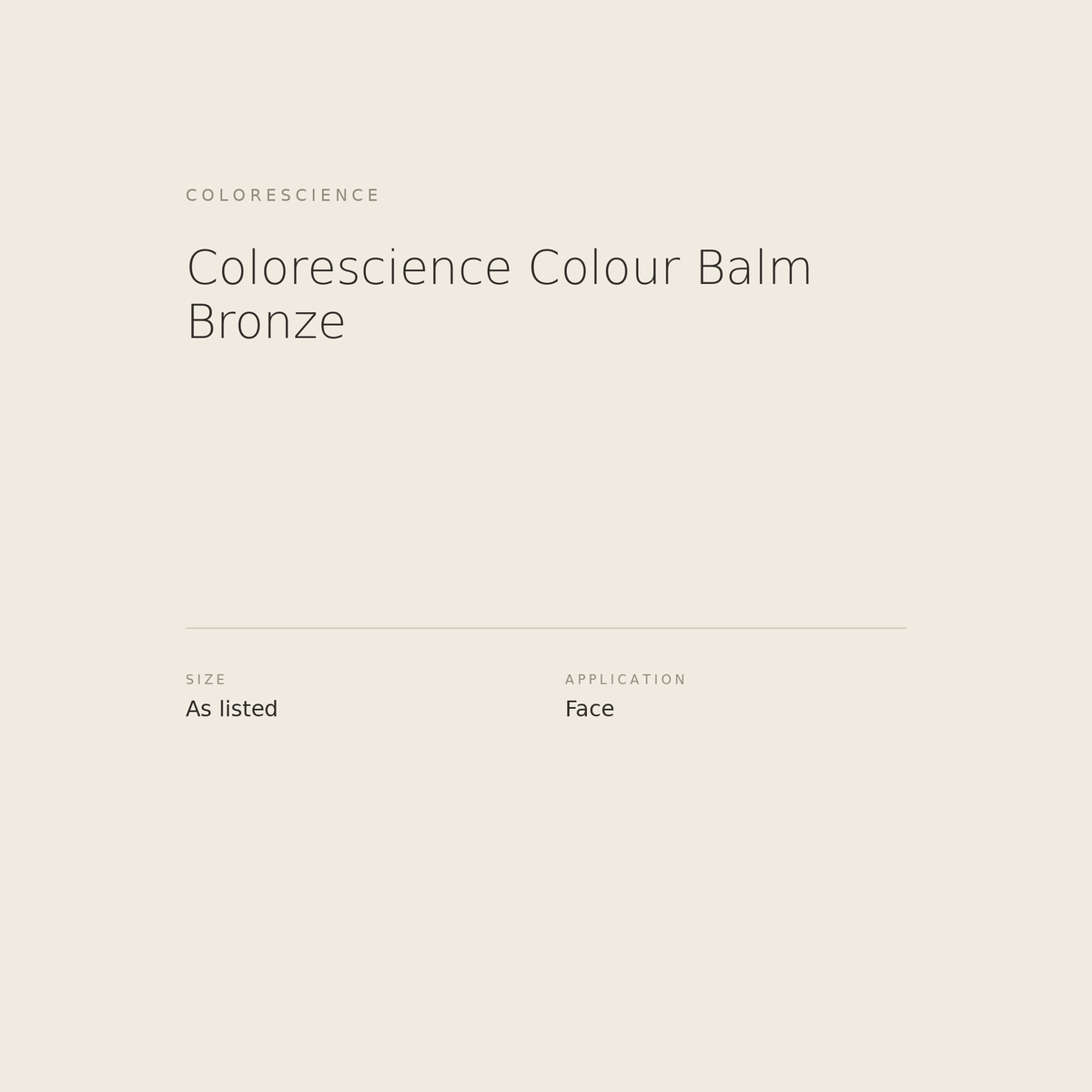 Colorescience Colour Balm Bronze benefits