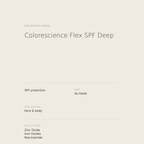 Colorescience Flex SPF Deep benefits