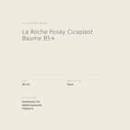 La Roche-Posay Cicaplast Baume B5+ benefits