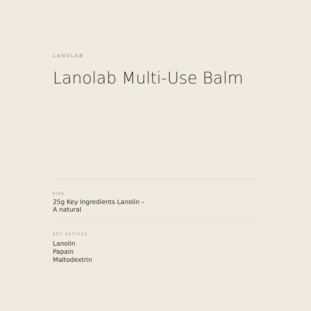 Lanolab Multi-Use Balm benefits