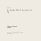 Medicube AGE-R Booster Pro X2 benefits