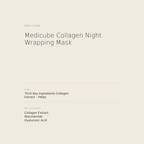 Medicube Collagen Night Wrapping Mask benefits