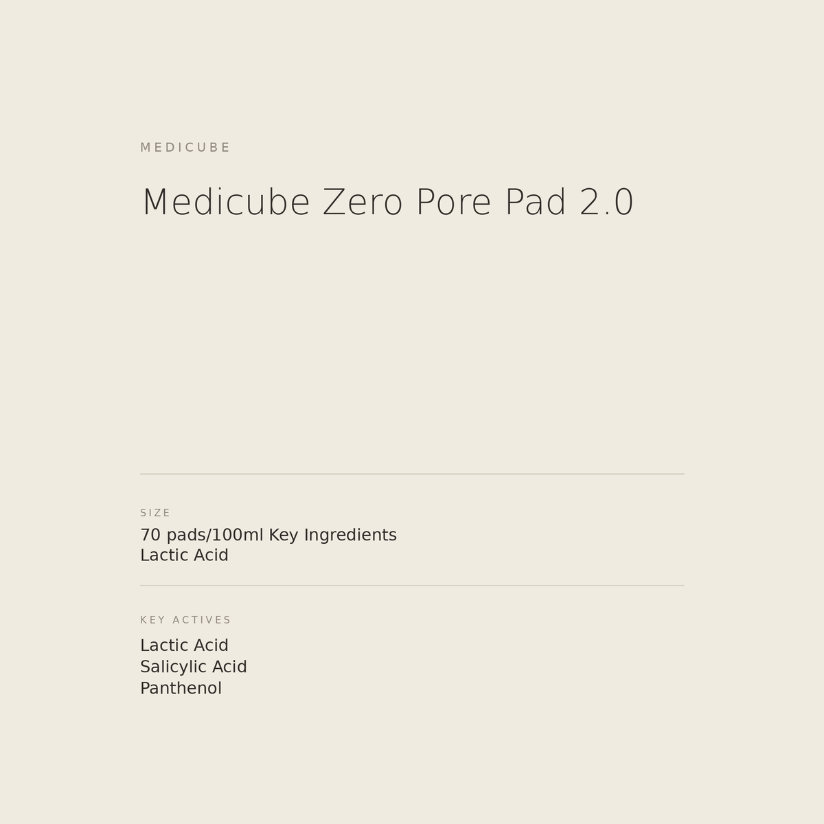 Medicube Zero Pore Pad 2.0 benefits
