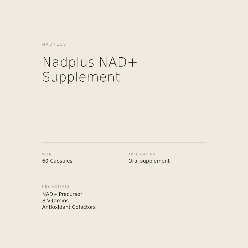 Nadplus NAD Supplement benefits
