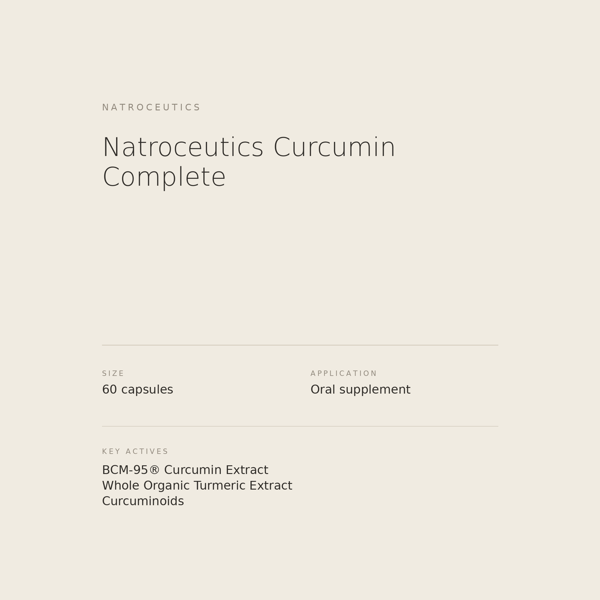 Natroceutics Curcumin Complete benefits