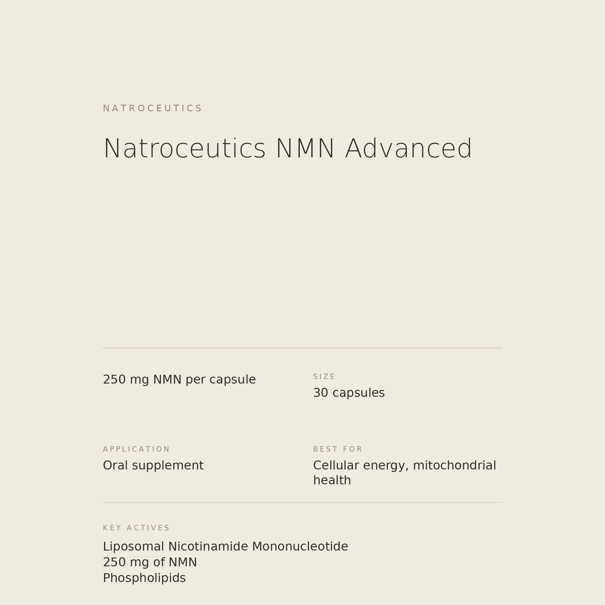 Natroceutics NMN Advanced benefits