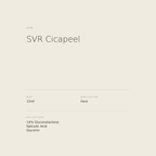 SVR Cicapeel benefits