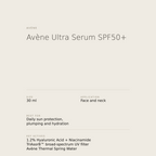 Avène Ultra Serum SPF50+ benefits