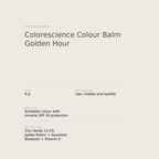 Colorescience Colour Balm Golden Hour benefits and key actives