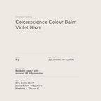 Colorescience Colour Balm Violet Haze benefits and key actives