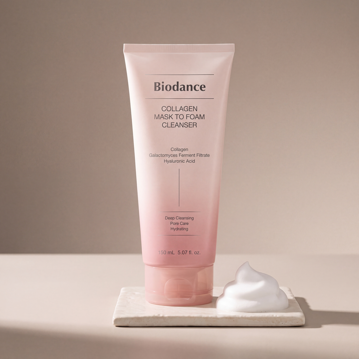 Biodance Collagen Mask to Foam Cleanser