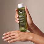 SVR Micro Peel held in hands, editorial studio shot
