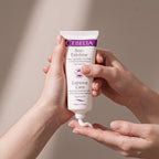 Cebelia Extreme Care held in hands, editorial studio shot