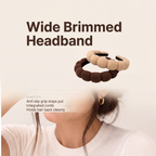 Wide Brimmed Anti Slip Headband with Comb benefits