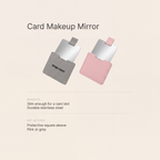 Mini Stainless Steel Card Makeup Mirror benefits
