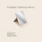 Portable PU Leather Foldable Makeup Mirror benefits