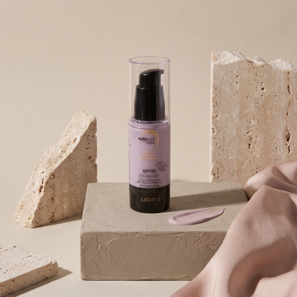 SUNSKIN Tinted Face Sunscreen SPF50